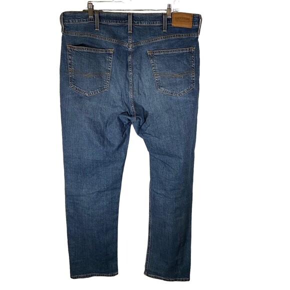 Levi Strauss Signature Blue Jeans Men's 38 x 32 Denim S67 athletic Fit Straight - Picture 3 of 11